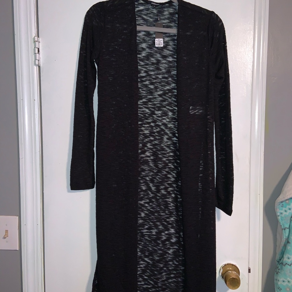 Double-Sided Slit Cardigan